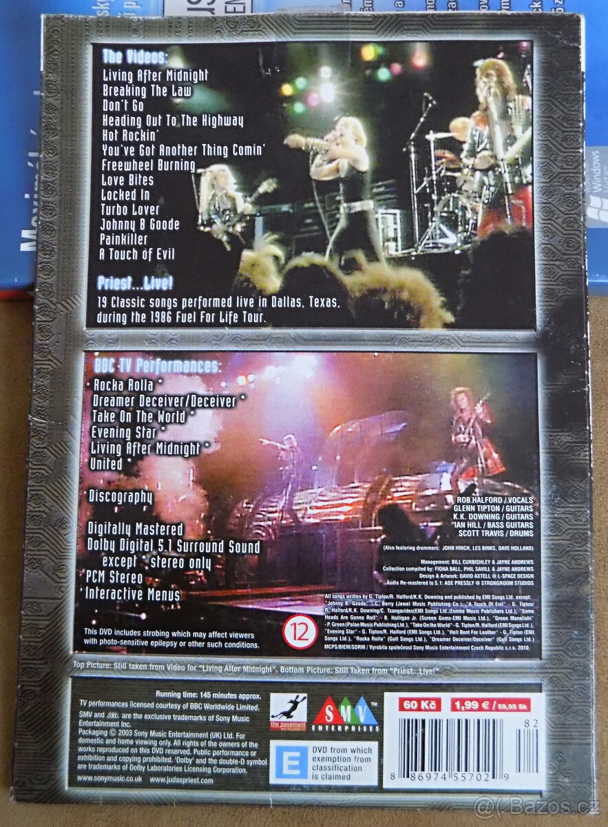 Judas Priest - Electric Eye 2003, - DVD. - 2