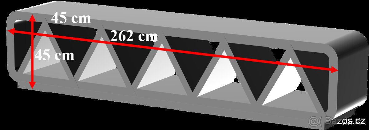 Designová lavička - 2