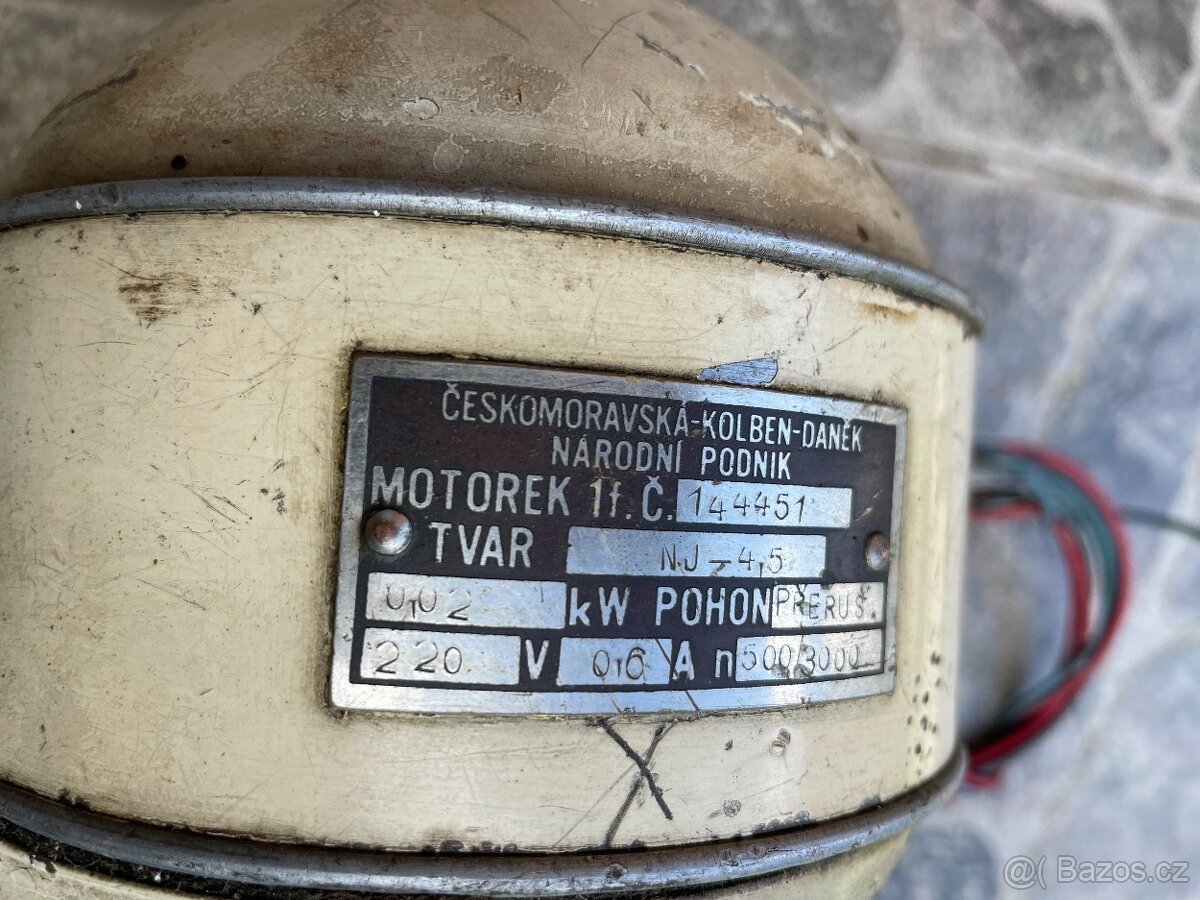 Zajímavý elektromotor Kolben Daněk - 2