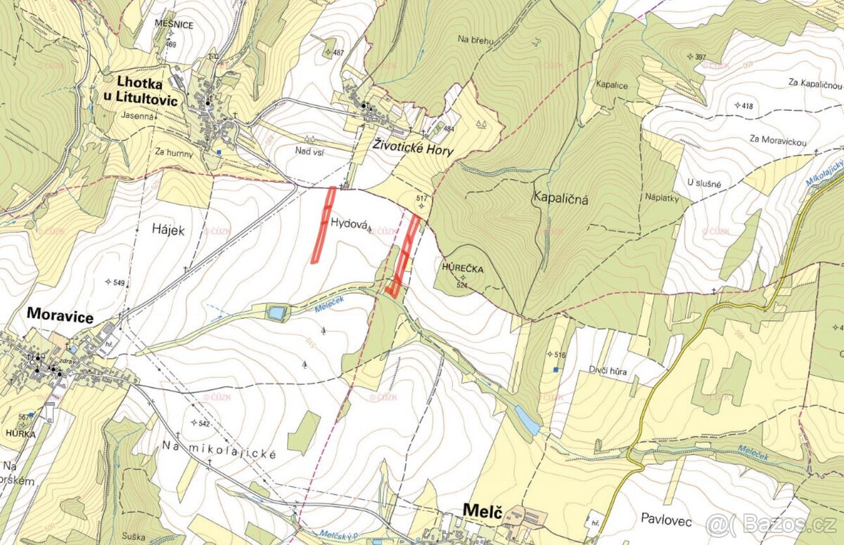 Zemědělská půda, prodej, Melč, Opava - 2