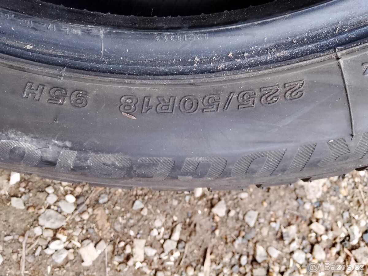 225/50/18 95h Bridgestone - zimní pneu 2ks RunFlat - 2