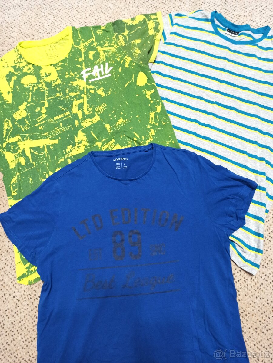 3x bavlněné triko vel. M - 2