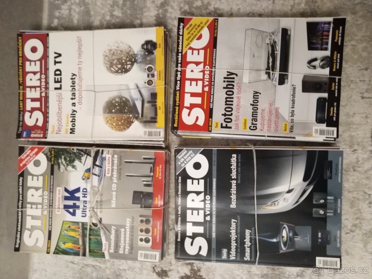 Časopisy Stereo a video - 2
