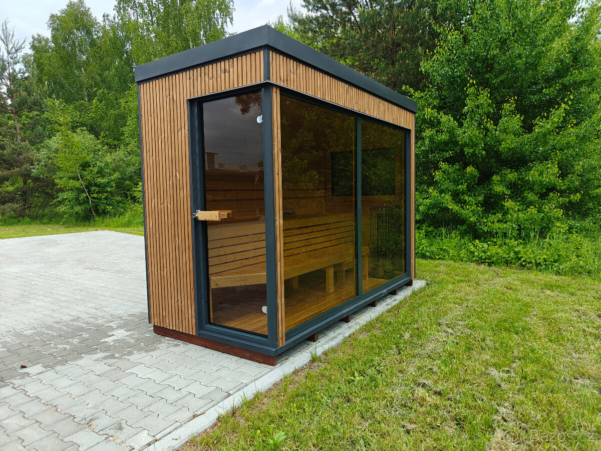 Finská venkovní sauna-Saunový domek Thermowood - 2