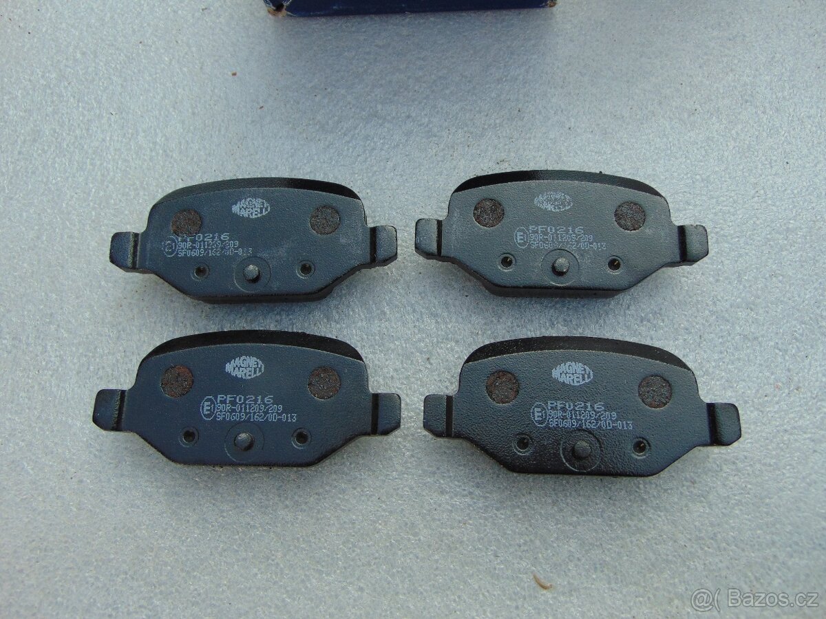 Brzdové destičky zadní MM 71752988 FIAT - 2