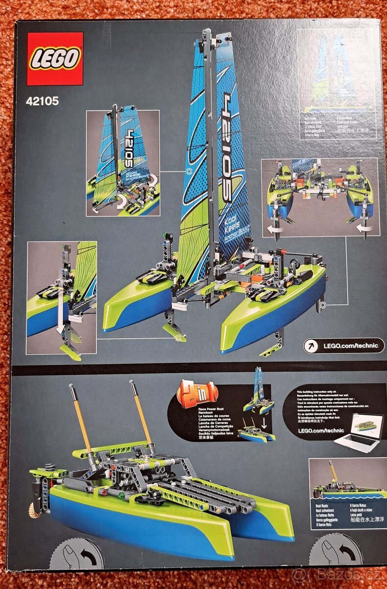 Prodám LEGO Technic 42105 Katamarán - nové - 2