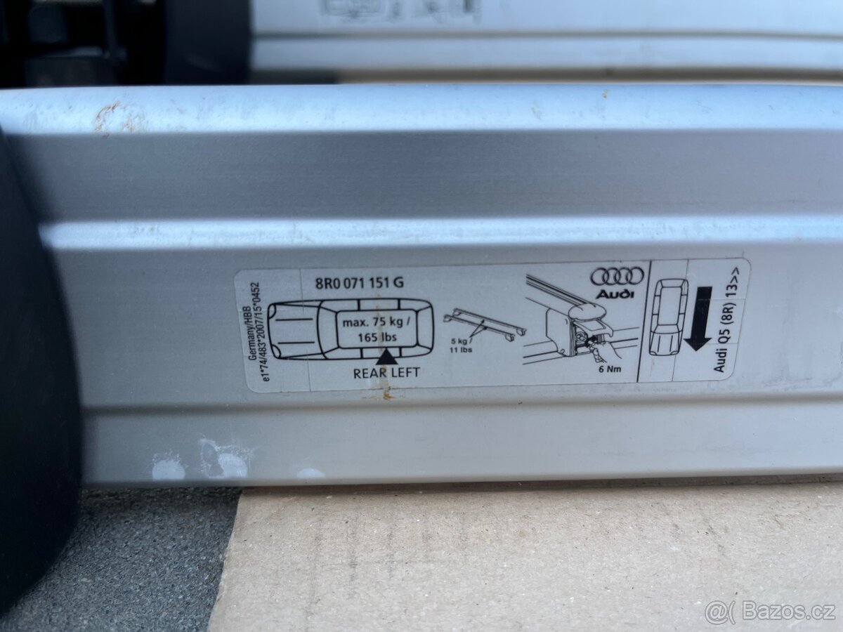 Střešní nosiče audi Q5 - 2
