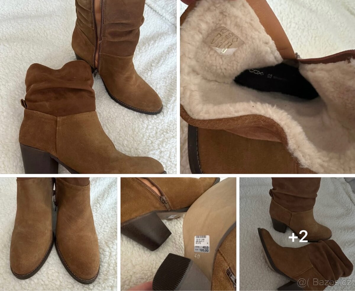 Kozačky kůže 40 - 2