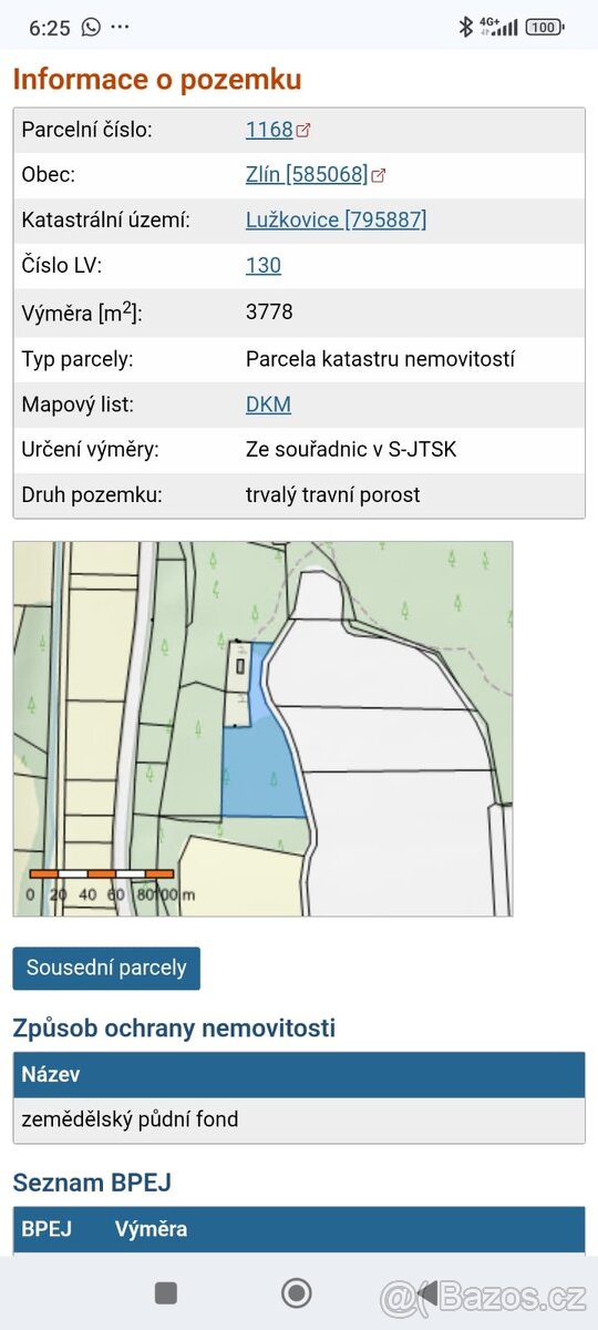 Zahrada Lužkovice 4200m - 2