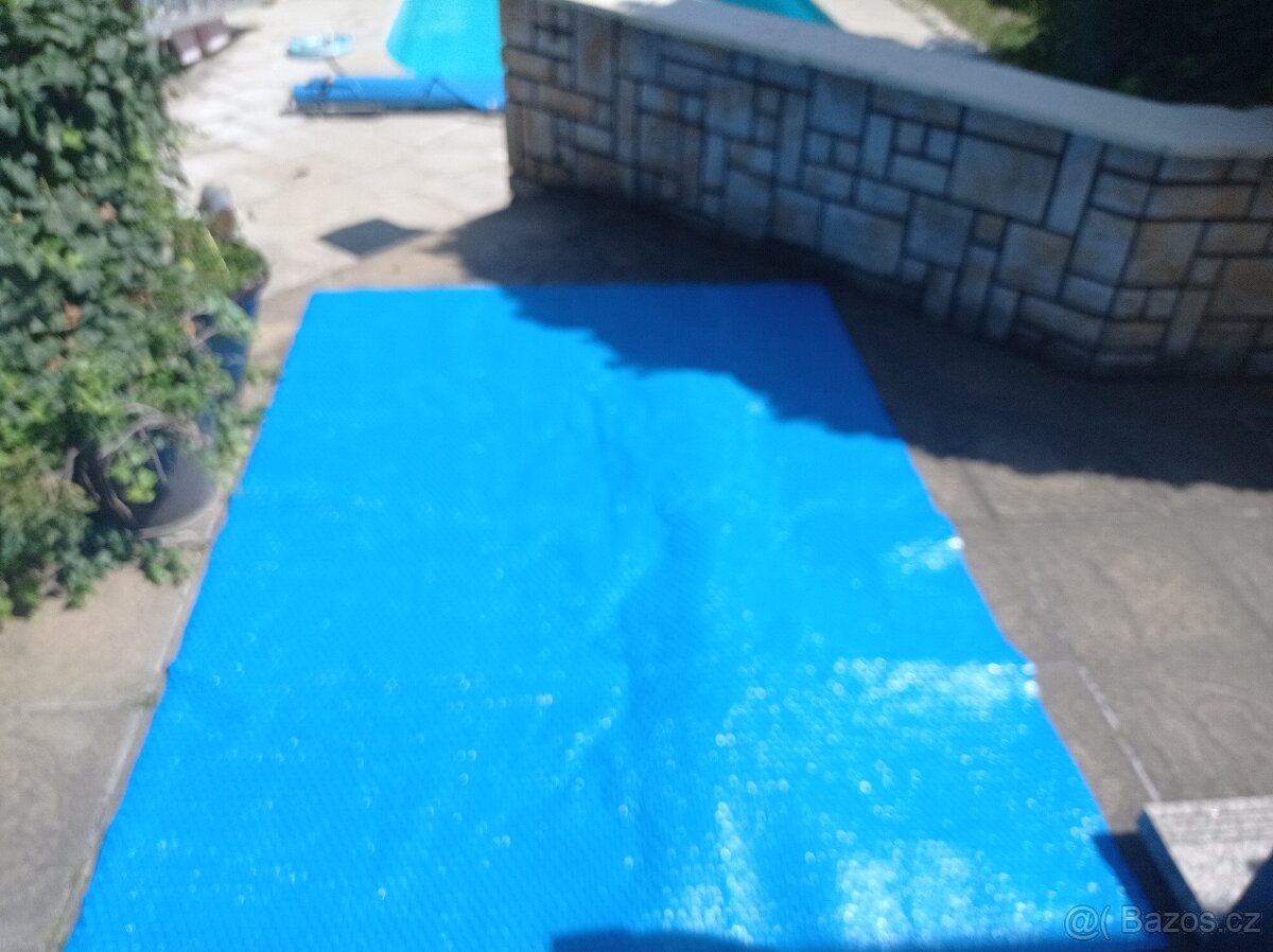 Bazén,skimmer,plachta solární/krycí, skimmer, schůdky, písek - 2