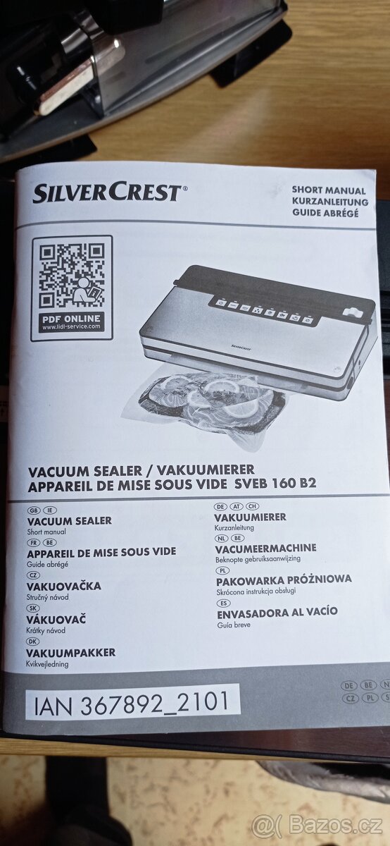 Vakuová svářečka fólií SVEB 160 C4 - 2