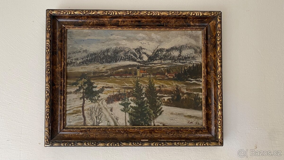 Starý malovaný obraz - 2