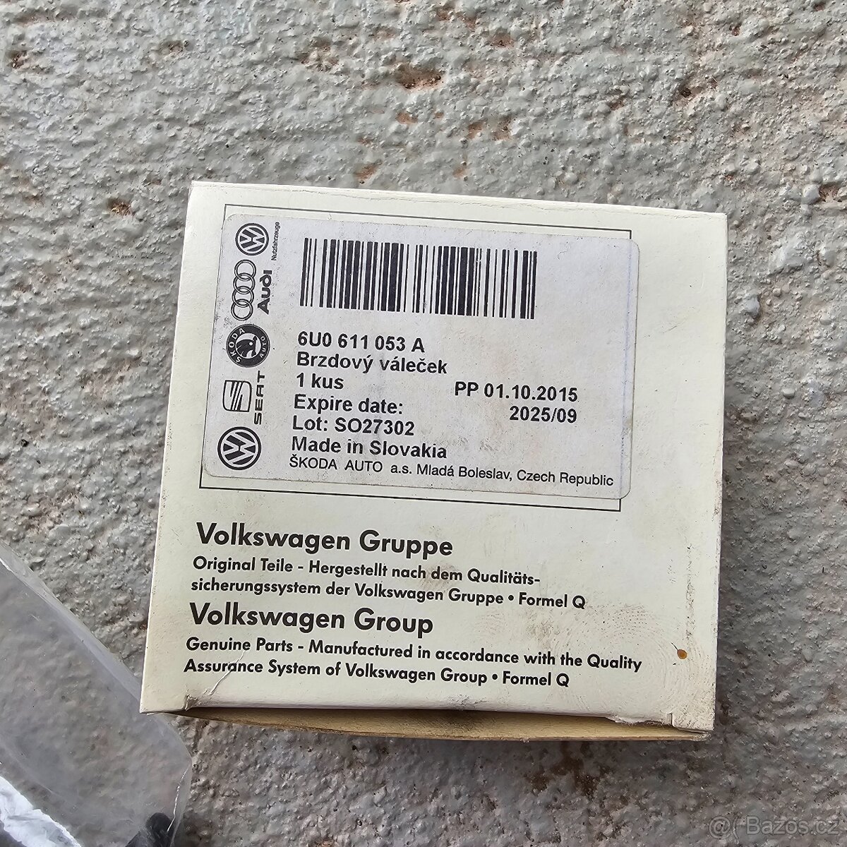 brzdový váleček - Felicia - 2