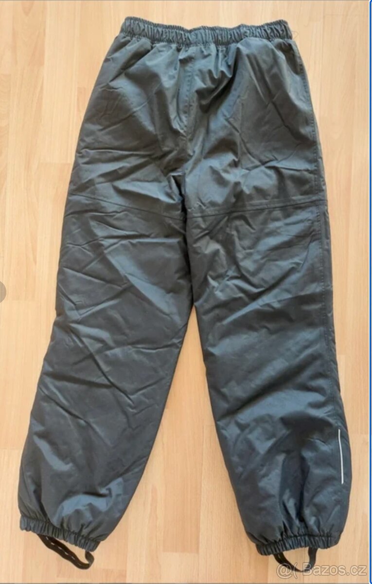 Nové černé nepromokavé zimní kalhoty, oteplovačky,146, Lego - 2