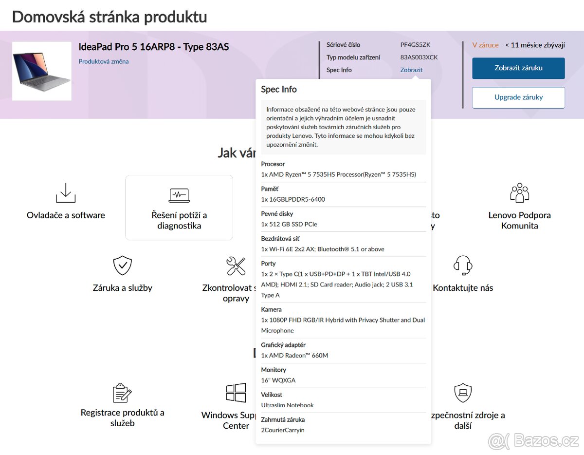 Lenovo IdeaPad Pro 5 16ARP8 - 2
