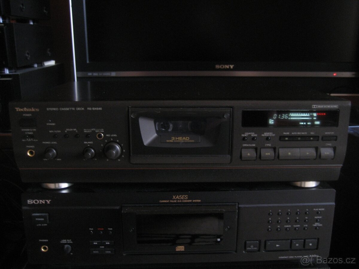 Prodám tape deck TECHNICS RS-B 646 3 HEAD - 2