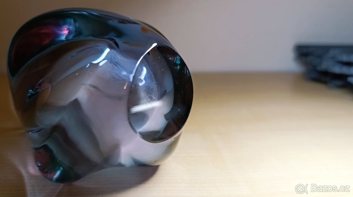 hutní sklo-váza - 2