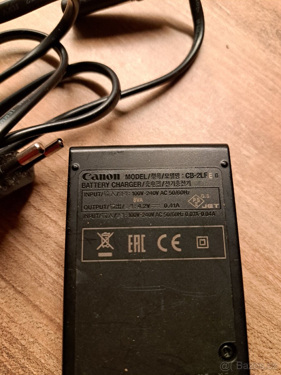 nNabíječka baterií Canon CB-2LFE/CB-2LF. - 2