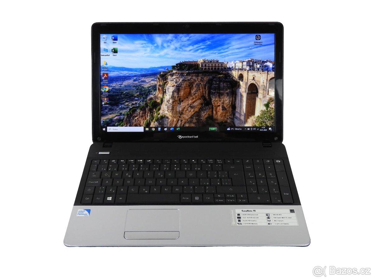 Packard Bell EasyNote TE 15.6" 128gb ssd 8gb ram Win.10 - 2