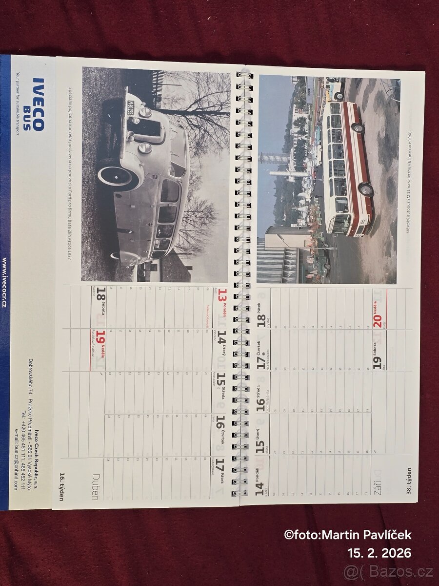 Kalendáře Karosa Sodomka - 2