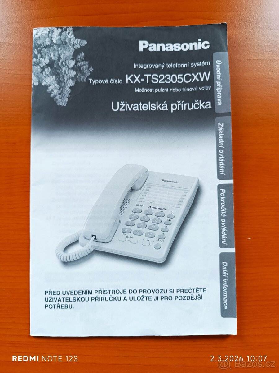 Telefon pevná linka s ústřednou - 2