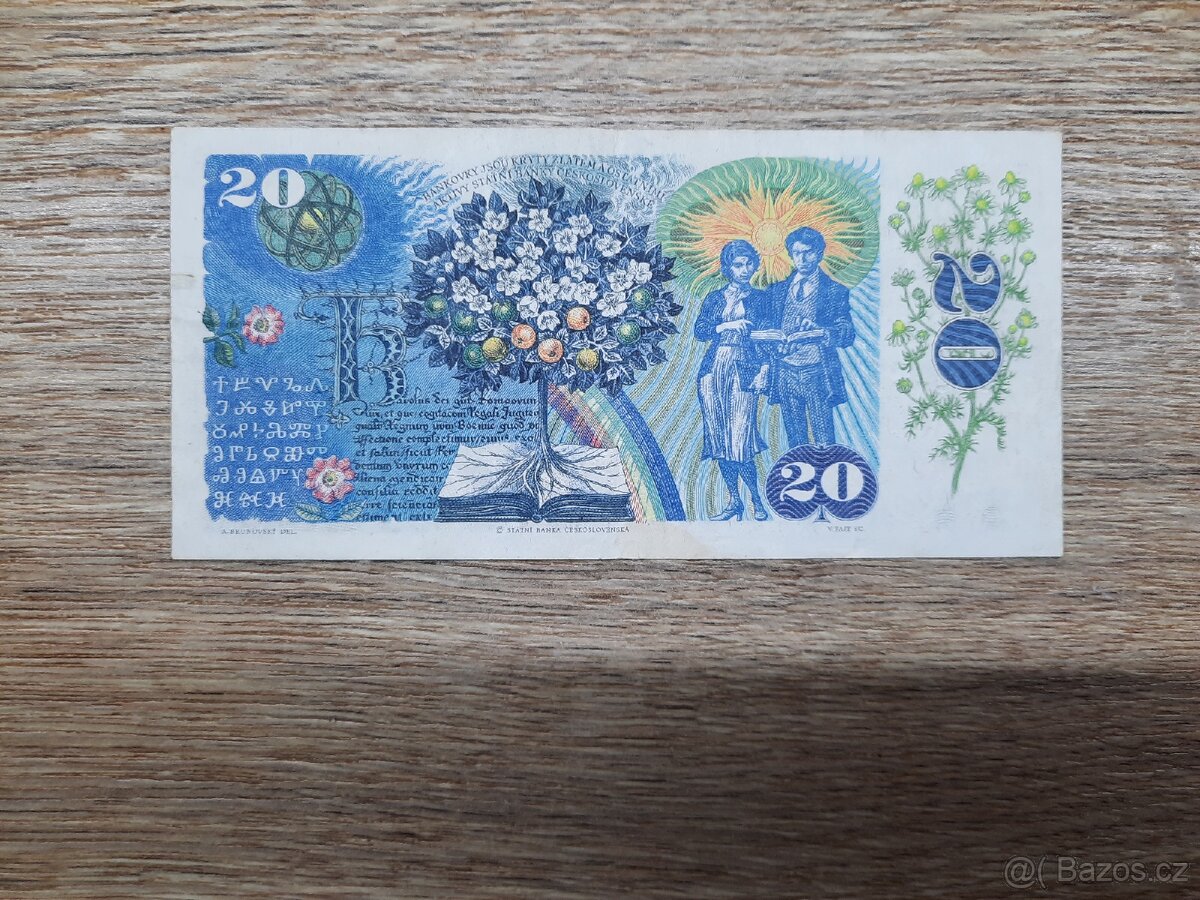 20 Kčs 1988 - 2