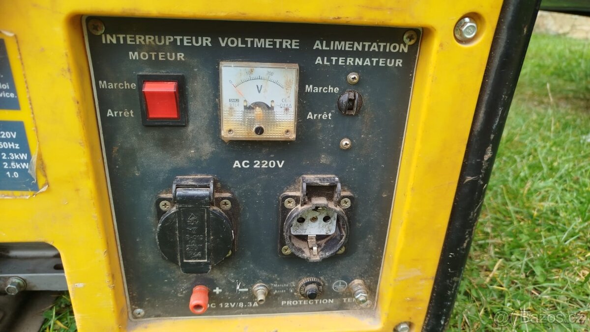elektrocentrála 2500 W / 3000 A - 2