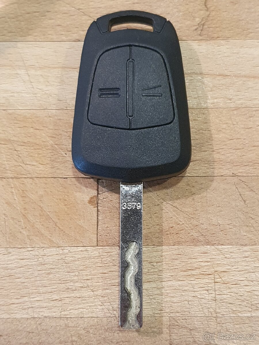 Klíč od Opel Corsa 2x tlačítko náhradní díl - 2