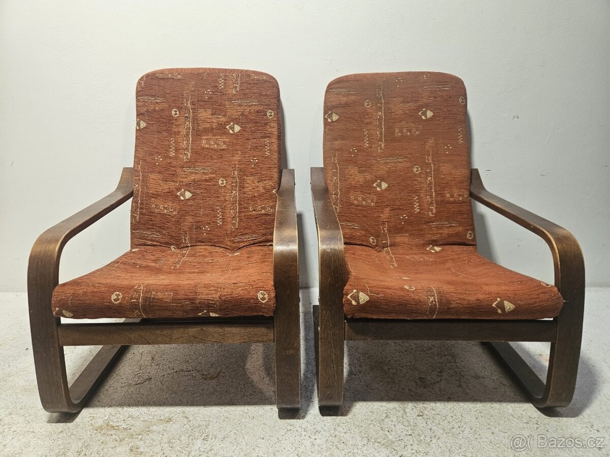 Párová křesla čalouněná - 2