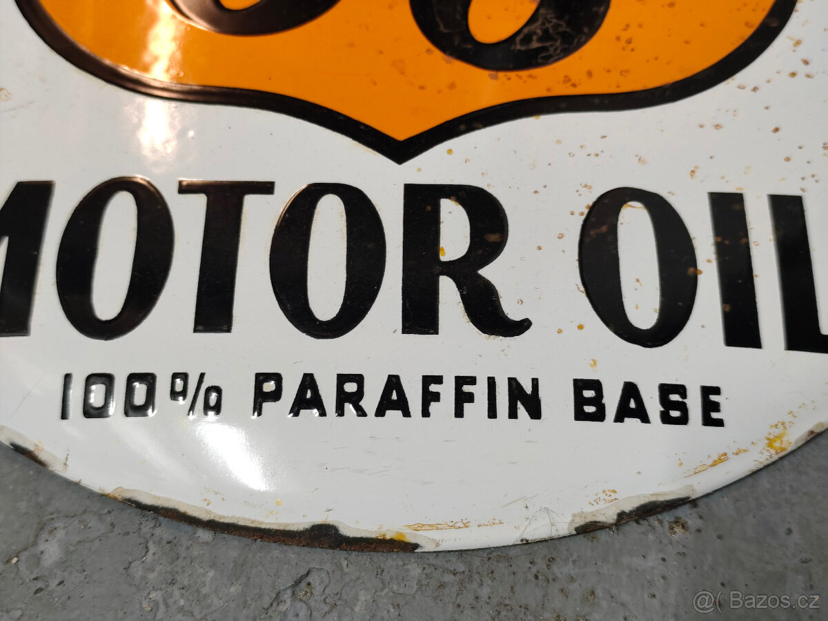 stara original smaltovana cedula Philips 66 - 2