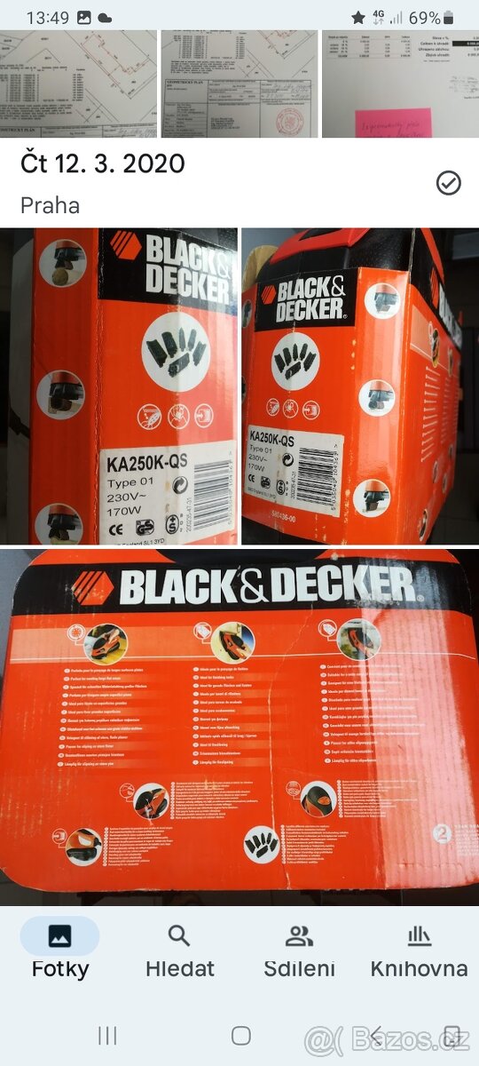 Prodám brusku Black Decker. - 2