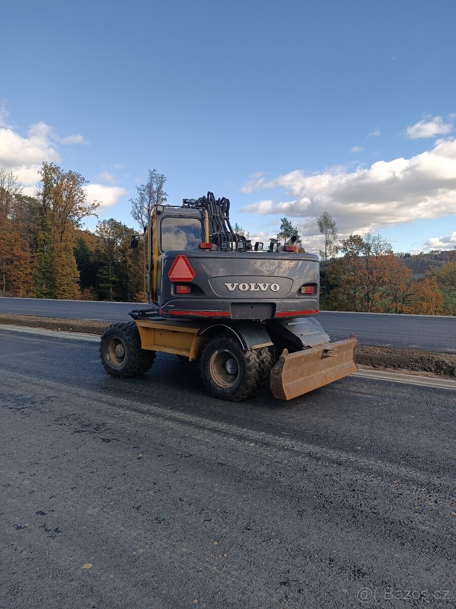 Volvo ew 160 B kolový bagr + 3D - 2