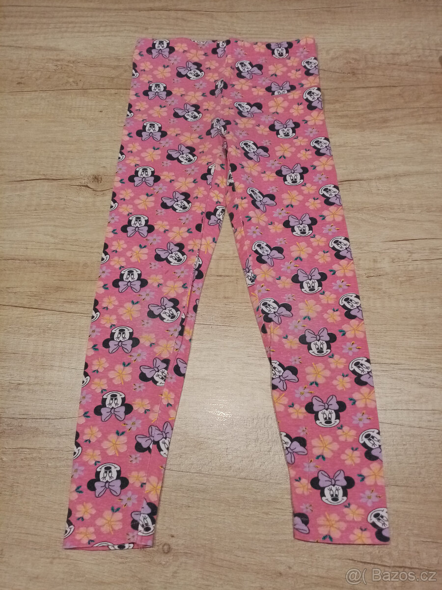 6x legíny Minnie vel. 110/116 - 2