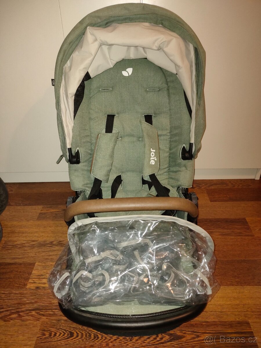 Kočárek Joie s kompletním příslušenstvím (korba, autosedačka - 2