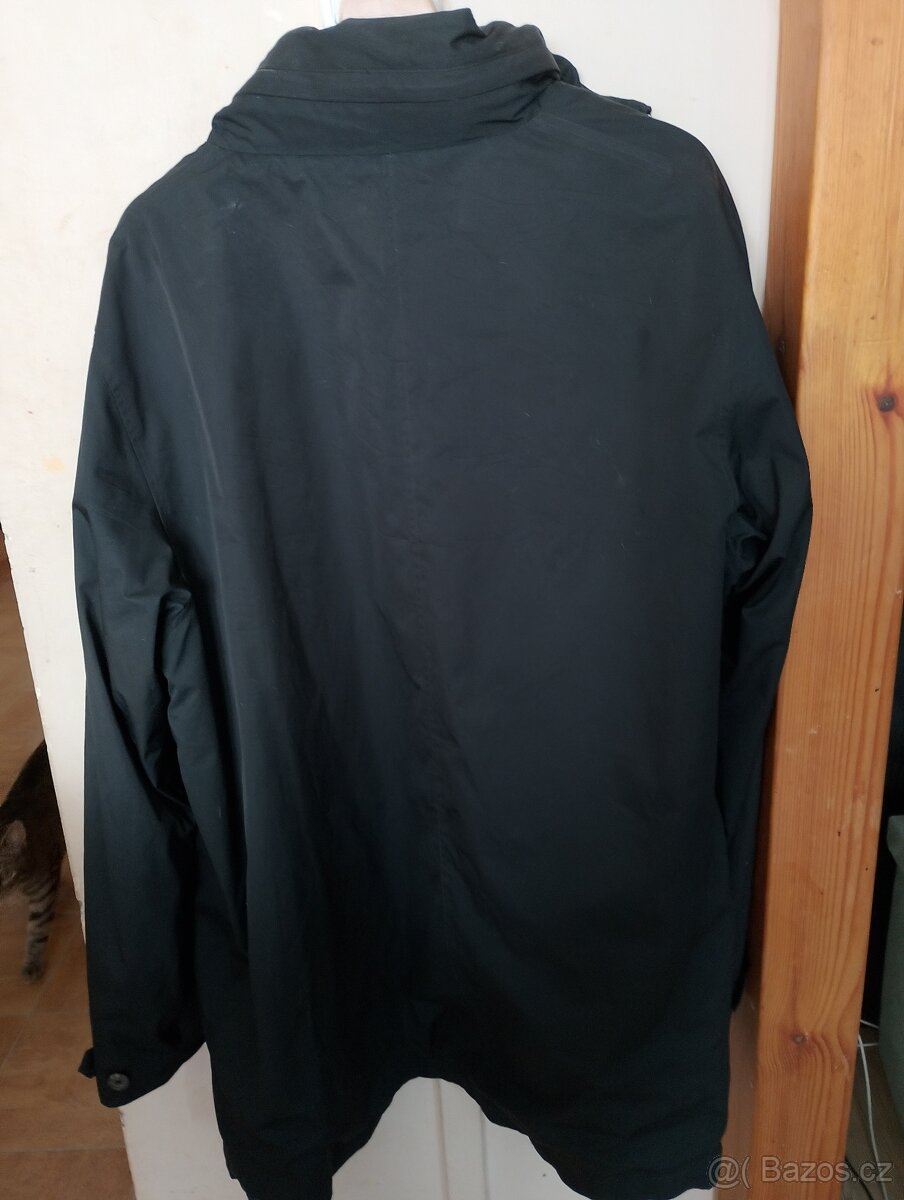Polo Ralph Lauren delší pánská černá bunda s kapucí vel. XL - 2