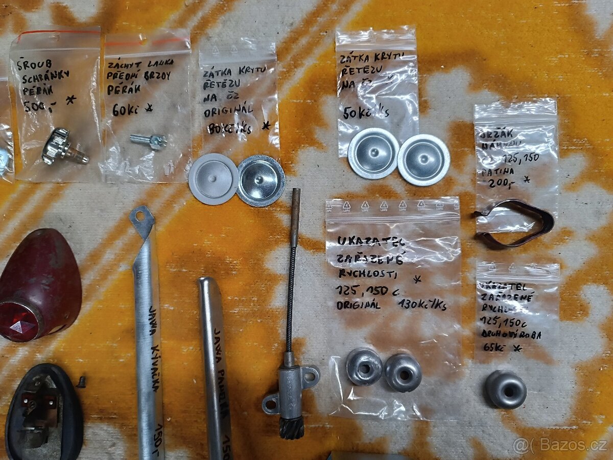 Klakson Jawa,škoda Tudor,gaz,sytič,pastorek náhonu,svetlo - 2