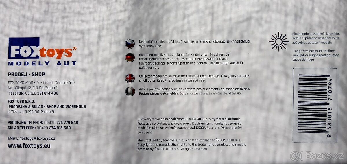 NE ABREX 1:18 BARUM RALLY ZLÍN 2002 LIMITKA 250 KS - 2