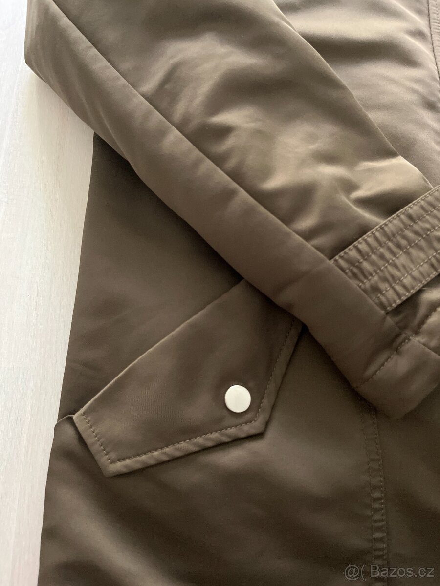 Nová dámská khaki bunda camaieu 2 v1 vel 38 - 2