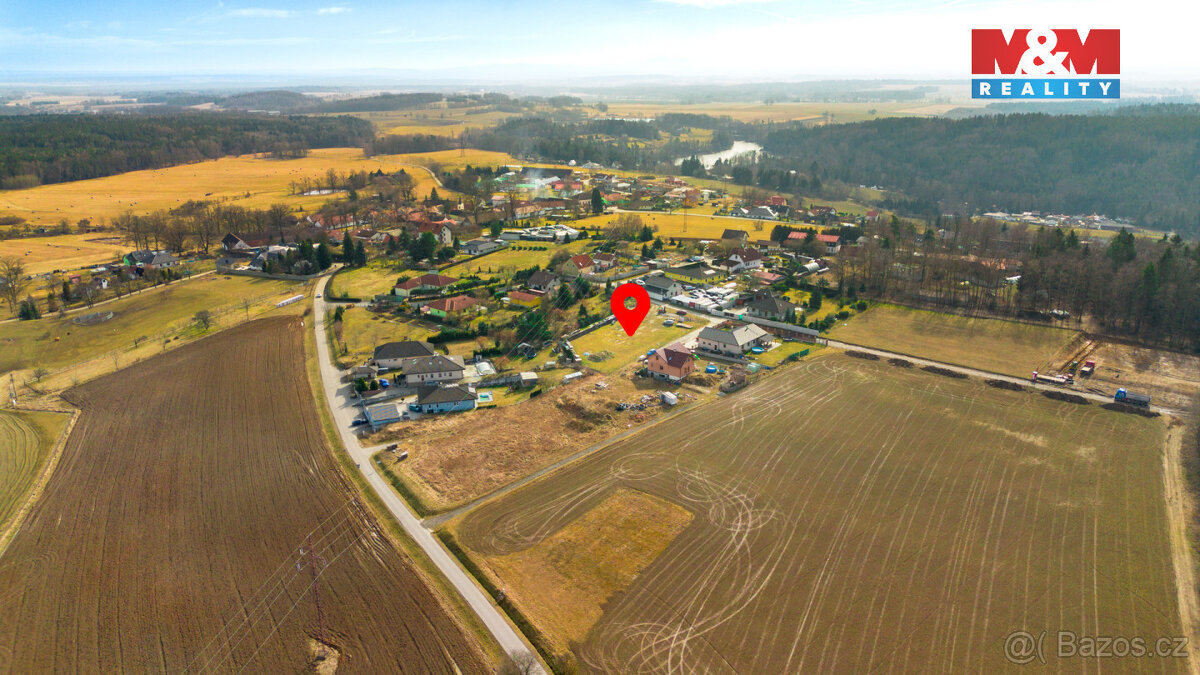 Prodej pozemku k bydlení, 1887 m², Jivno u Českých Budějovic - 2