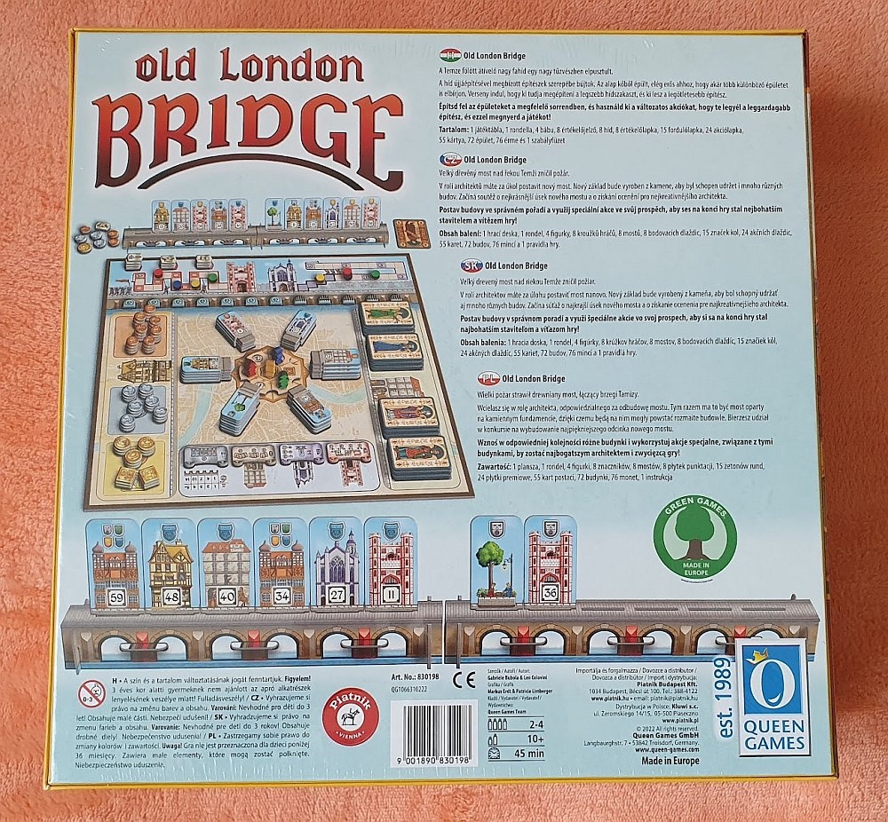 Old London Bridge, společenská hra - 2