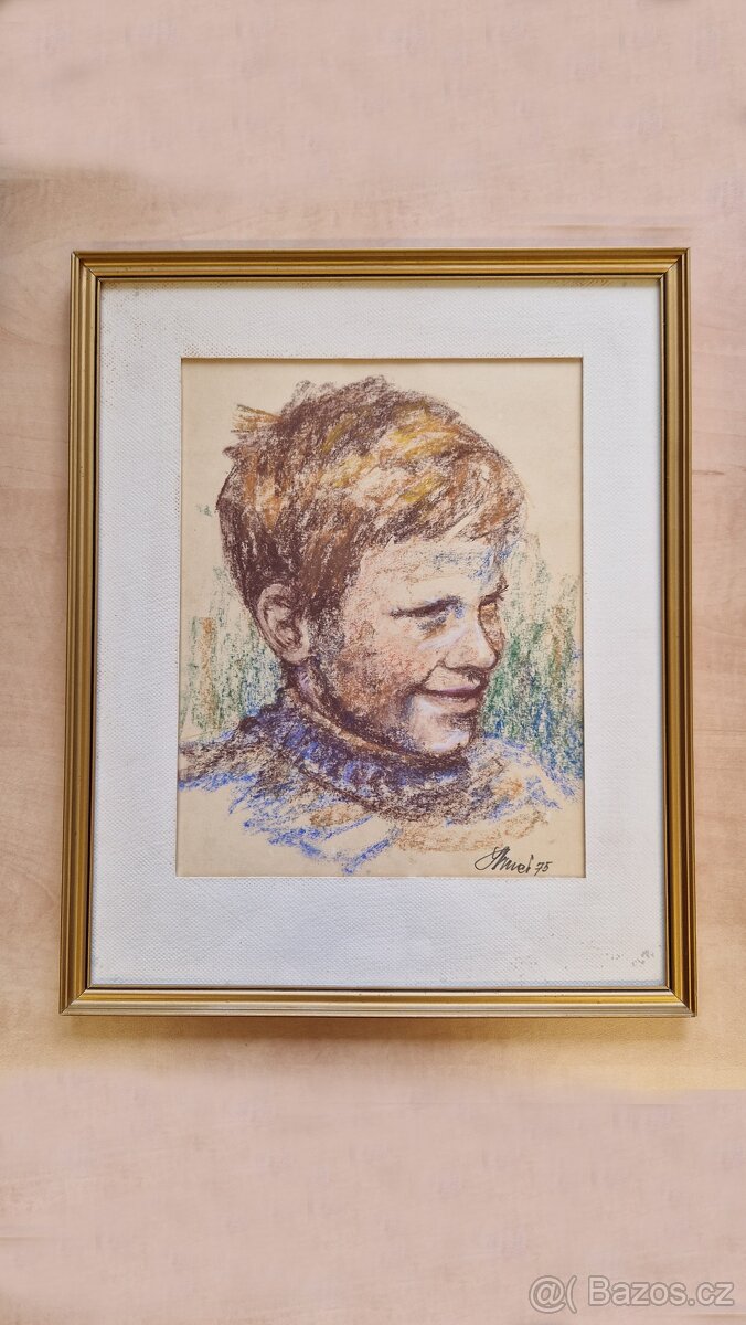 Obraz chlapce, Vojtěch Strnad, 1975 - 2