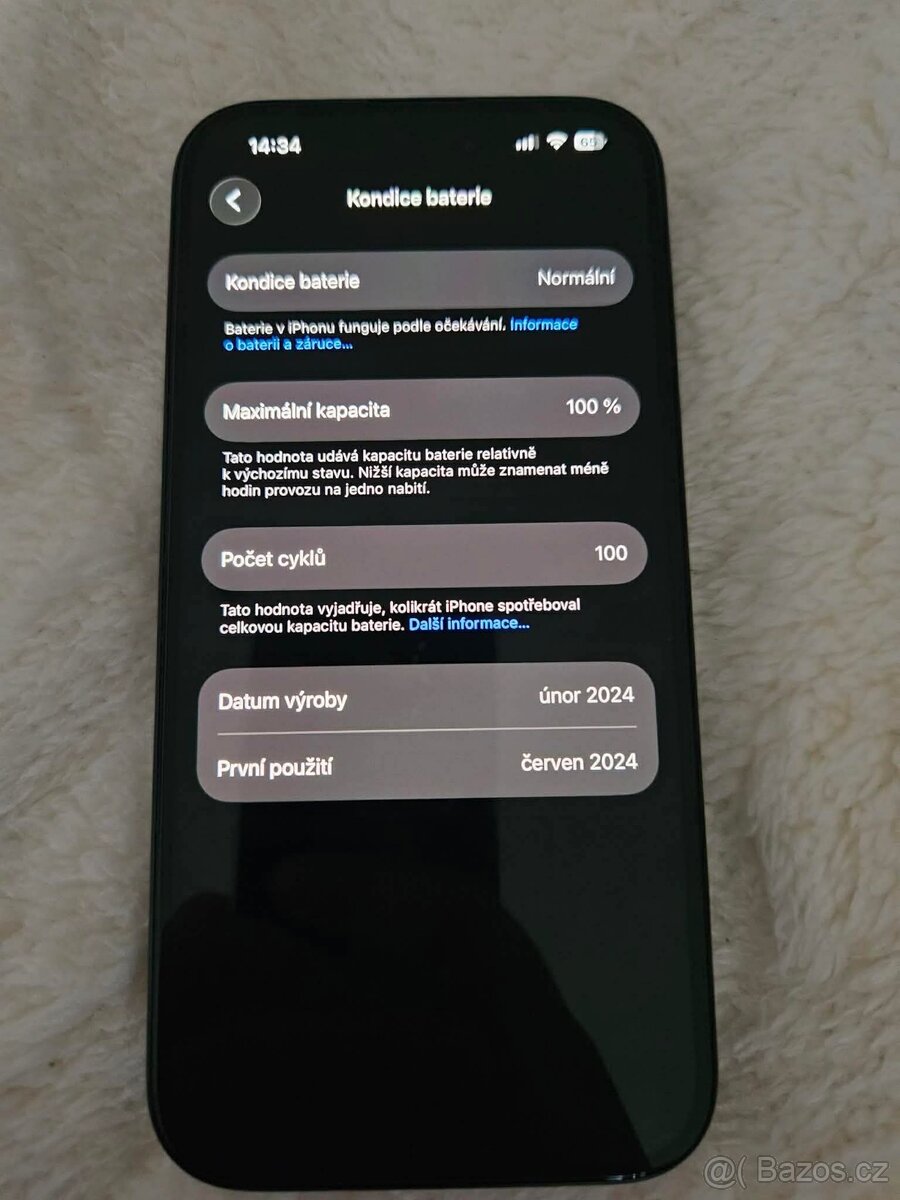 Prodám iPhone 15 - 2