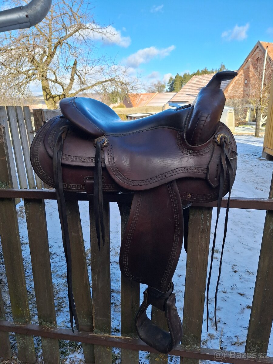 Prodám westernové sedlo 16" - 2