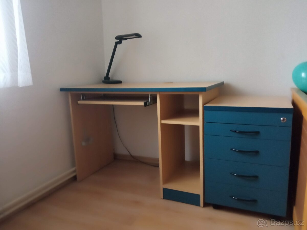 Pracovní stůl a kontejner zásuvkový - 2