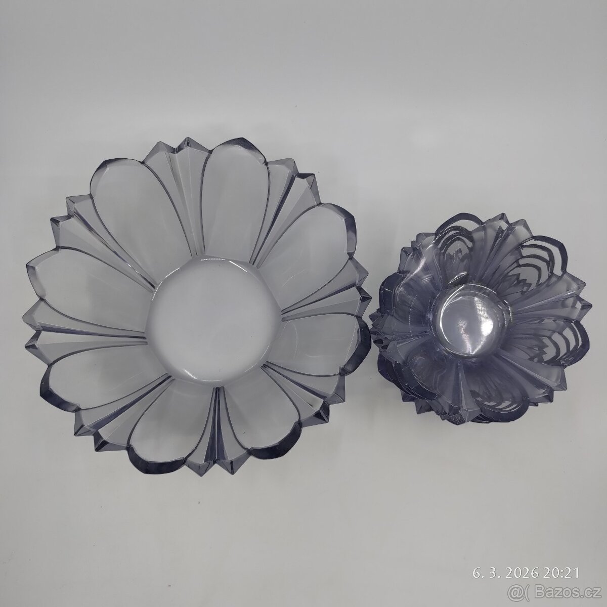 Skleněná servírovací sada - 2