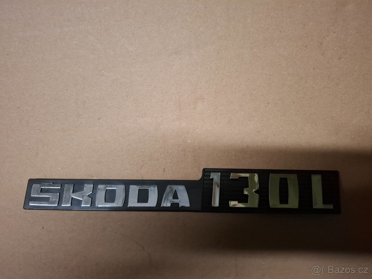 Nápis ŠKODA 130L - 2