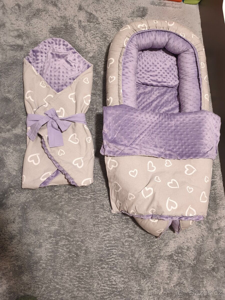 Prodám sadu hnízdečko, zavinovačka, deka - 2