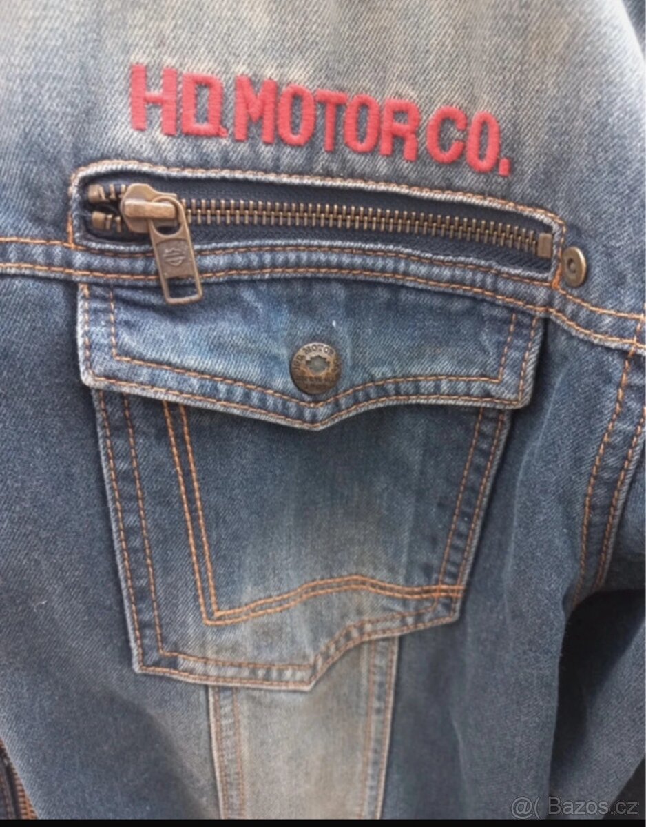 Riflová bunda Harley Davidson - 2