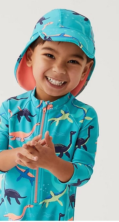 Plavecka souprava M&S s UV ochranou vel. 128 - vyborny stav - 2