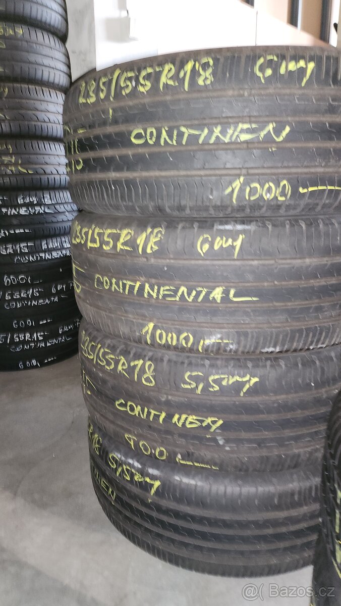 Letní sadu pneu Continentál 235/55 R18" - - 2